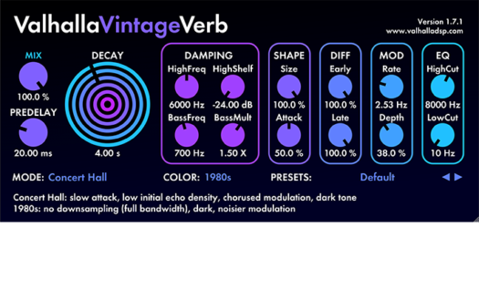 valhalla vintage reverb licence